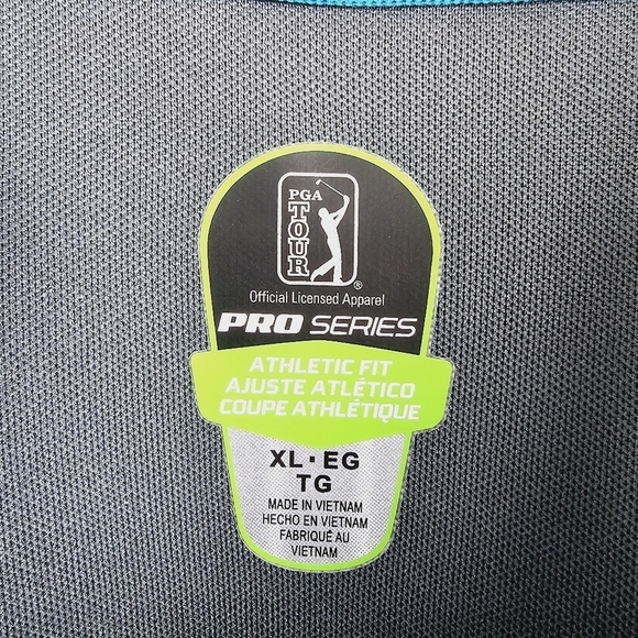 PGA Tour Pro Series Golf Polo Shirt UPF 15 NWT - Picture 4 of 12